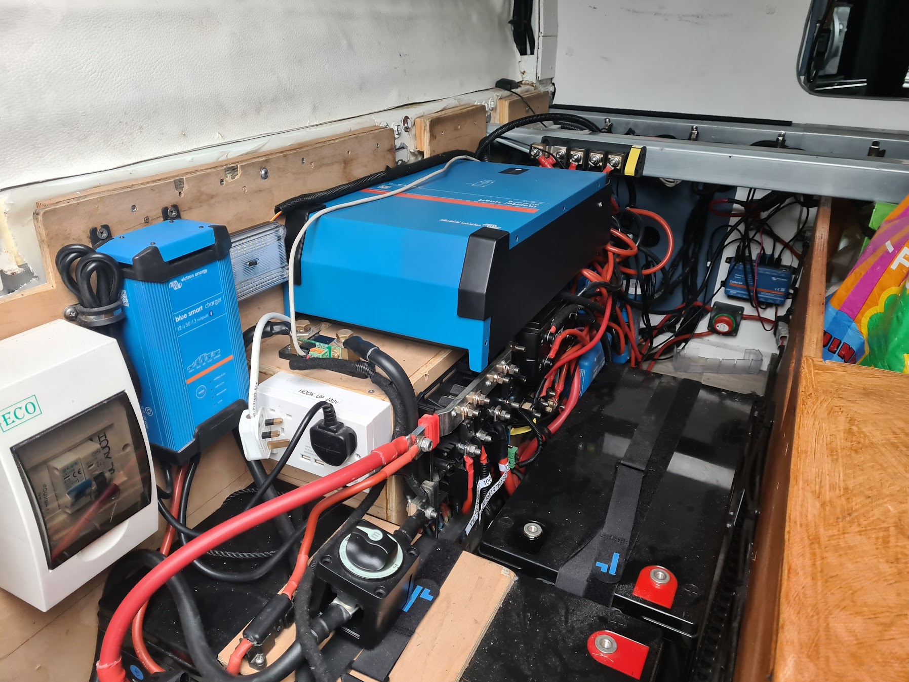 Electrical System Diagram with Components